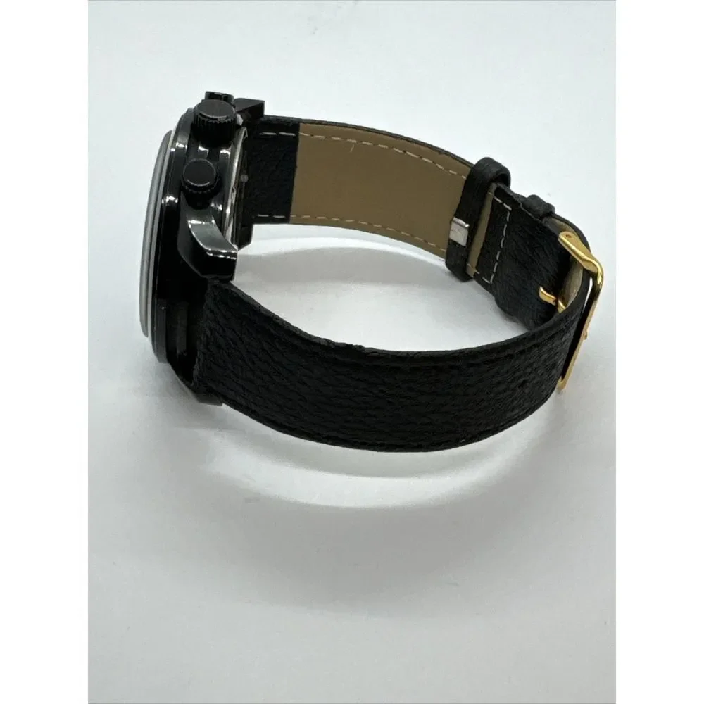 Michael Kors Runway MK8157 Men's Stainless Steel Analog Black Dial Watch JNA732